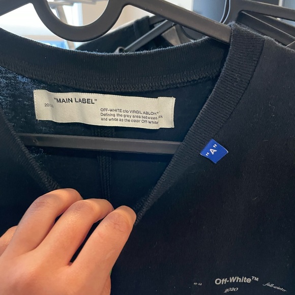 Off White FW 2020 Unfinished T-Shirt (Rare) - Picture 3 of 6
